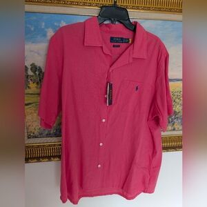 Ralph Lauren Pink Casual Button Down Shirt